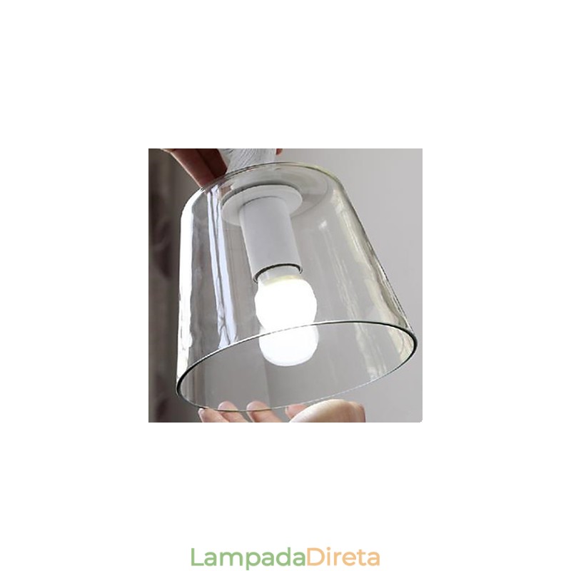 Lustre de vidro de pássaros de patinhos de cabeça única Lustre de refeições