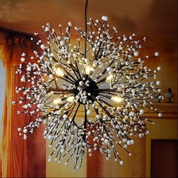 Pingente de estrela de vento industrial, roupa decorativa, fogos de artifício, luz de faísca