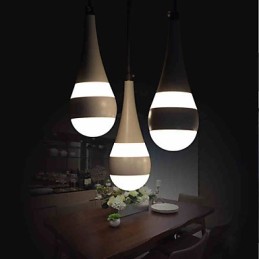 Luminárias pendentes modernas contemporâneas de metal
