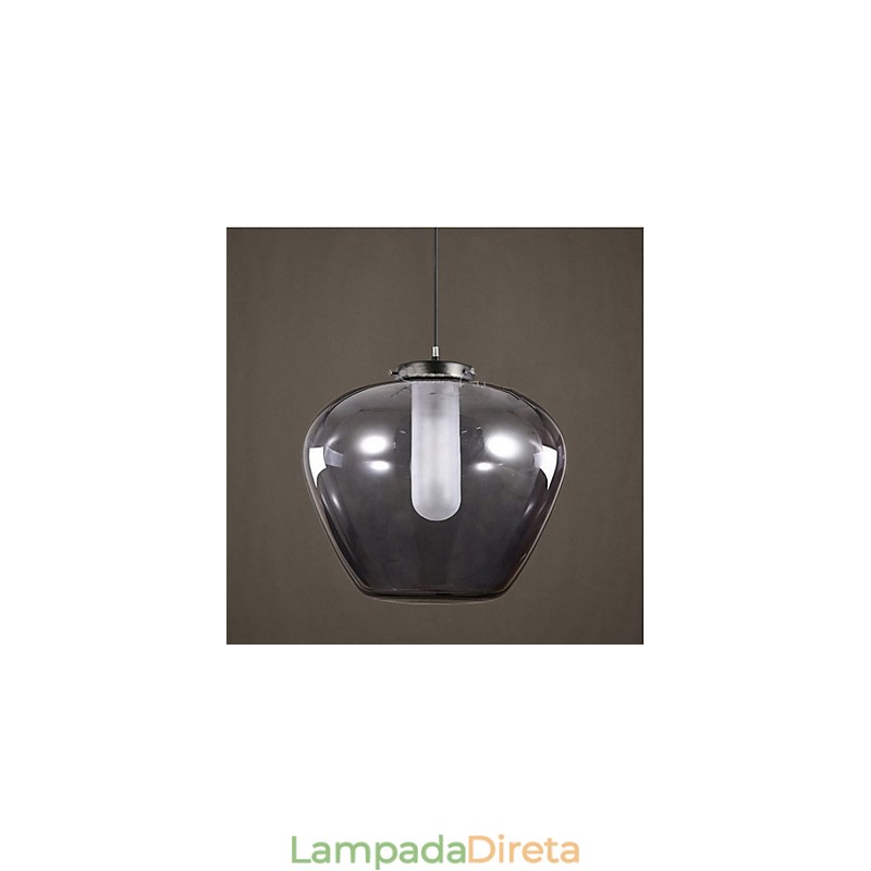 Luminárias de vidro simples e modernas