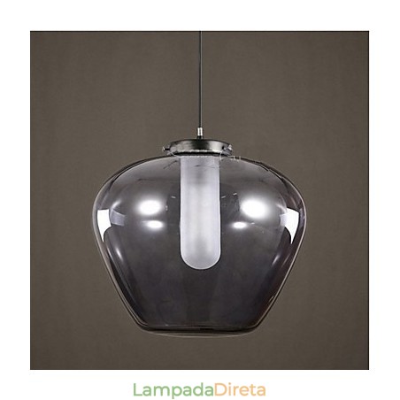 Luminárias de vidro simples e modernas Luminárias de vidro simples e modernas