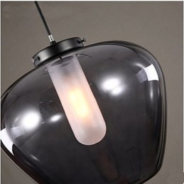 Luminárias de vidro simples e modernas