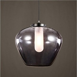 Luminárias de vidro simples e modernas
