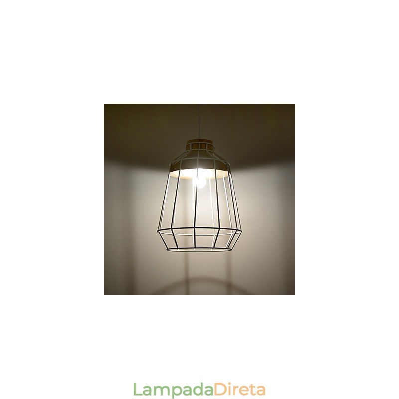 Lustre Pendente Moderno Contemporâneo Metal