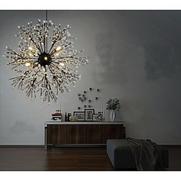 Pingente de estrela de vento industrial, roupa decorativa, fogos de artifício, luz de faísca