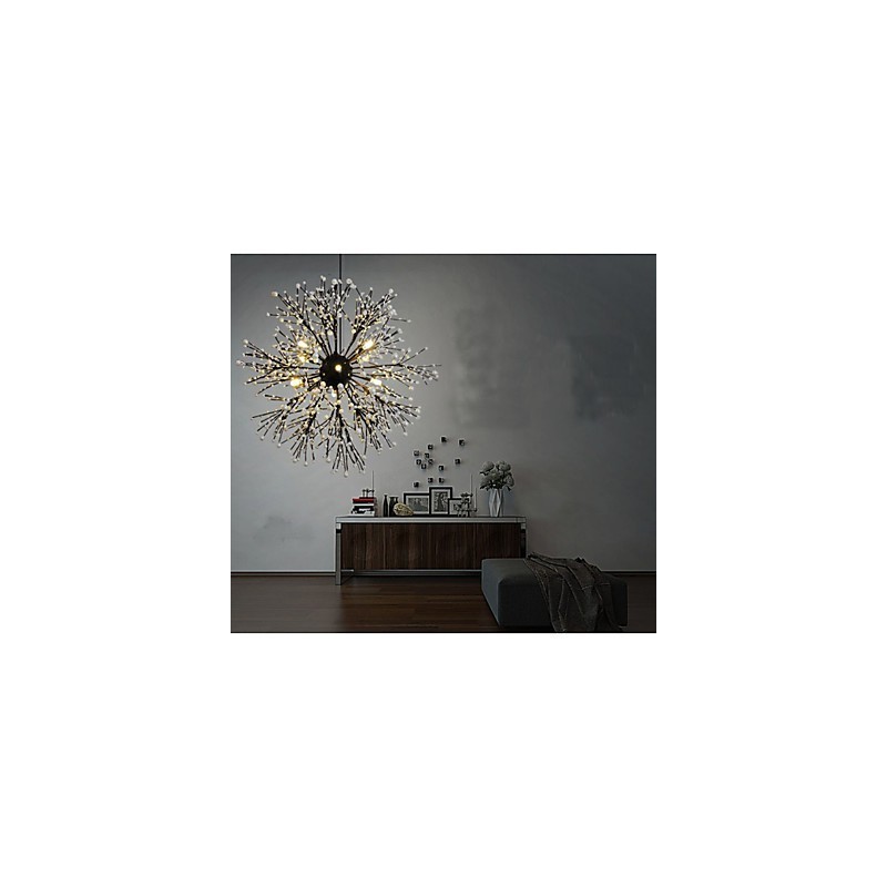 Pingente de estrela de vento industrial, roupa decorativa, fogos de artifício, luz de faísca