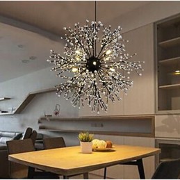 Pingente de estrela de vento industrial, roupa decorativa, fogos de artifício, luz de faísca