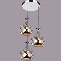 Luminária pendente moderna contemporânea estilo mini ilha galvanizada