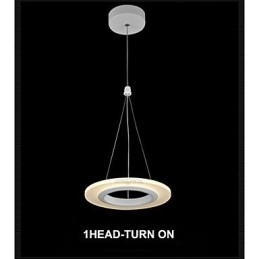 Luminária pendente Art Déco de 9 W de alto custo-benefício
