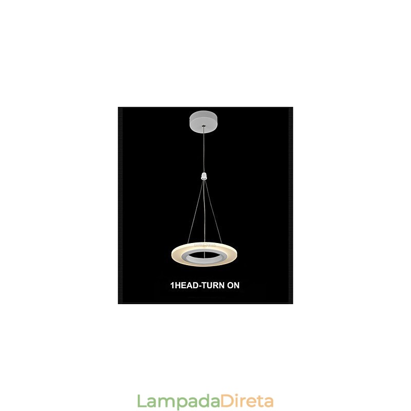 Luminária pendente Art Déco de 9 W de alto custo-benefício
