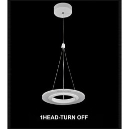 Luminária pendente Art Déco de 9 W de alto custo-benefício