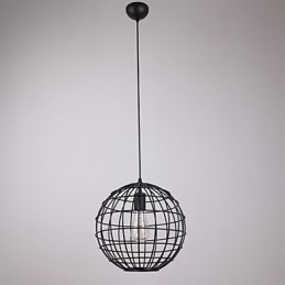 Mini luminária pendente esférica 1 luz de processamento de pintura