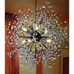 Pingente de estrela de vento industrial, roupa decorativa, fogos de artifício, luz de faísca