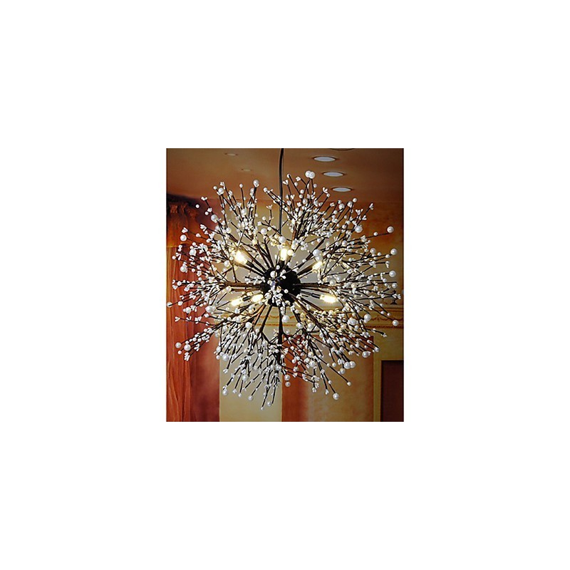 Pingente de estrela de vento industrial, roupa decorativa, fogos de artifício, luz de faísca