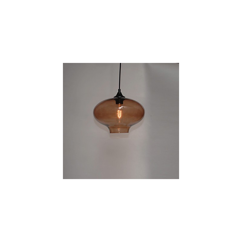 Pendente Bubble Design 1 Luz Minimalista Pintura em Ferro