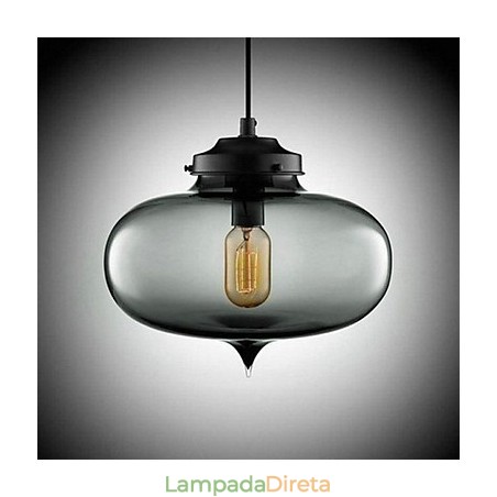 Pendente Bubble Design 1 Luz Minimalista Pintura em Ferro Pendente Bubble Design 1 Luz Minimalista Pintura em Ferro
