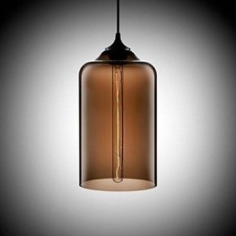Garrafa Design Pendente 1 Luz Conciso Ferro Pintura