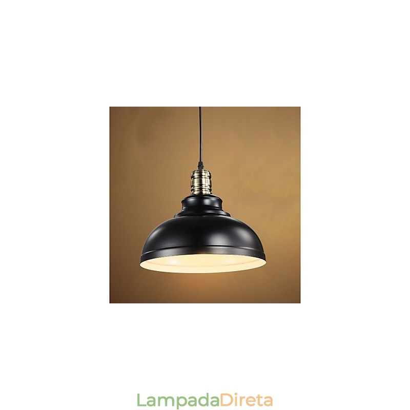 Luminárias pendentes estilo mini retrô metal