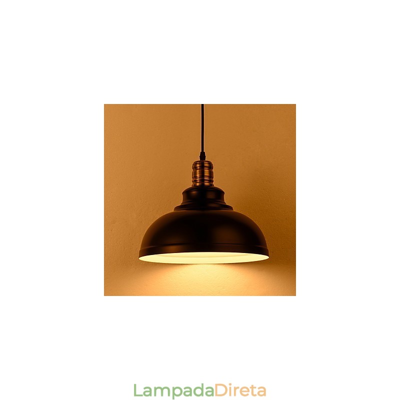 Luminárias pendentes estilo mini retrô metal