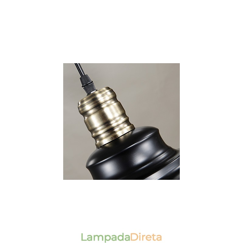 Luminárias pendentes estilo mini retrô metal