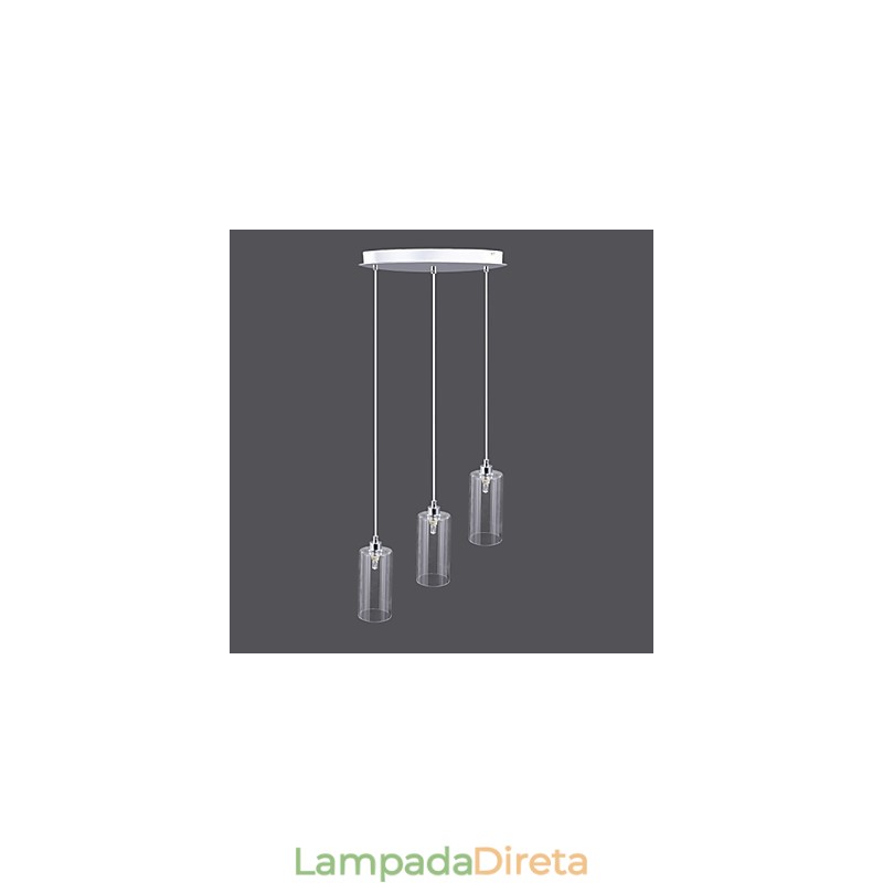 Luzes criativas de vidro simples e modernas