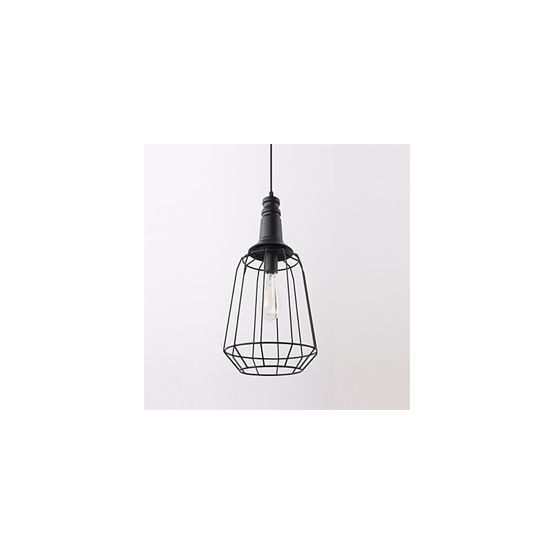 Rústico Lodge Retro Country Mini Estilo Pintura Metal Pendente Luz Garagem