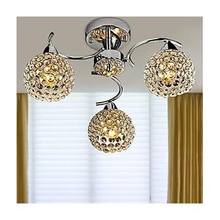 Dome Light de cristal moderno Absorver Dome Light Refeições Lustre Droplight Sentado Dome Light de cristal moderno Absorver Dome Light Refeições Lustre Droplight Sentado