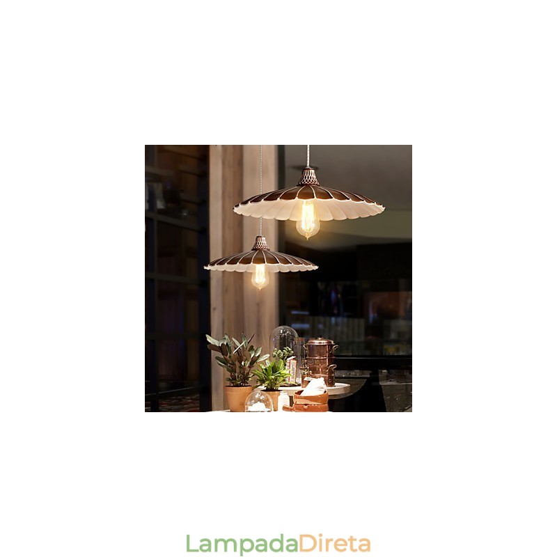 Luminárias pendentes estilo mini retrô metal