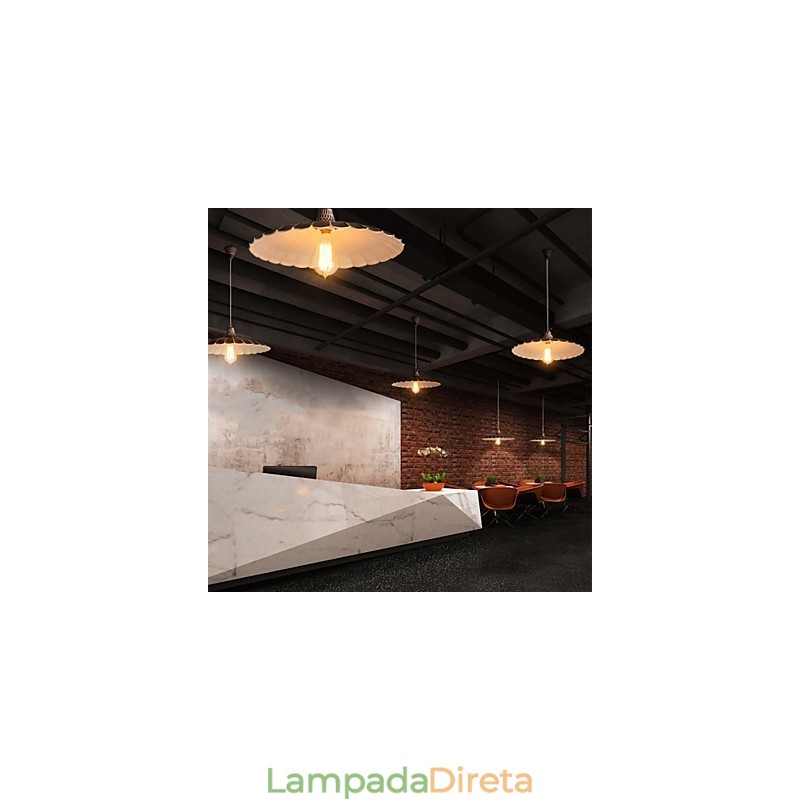 Luminárias pendentes estilo mini retrô metal