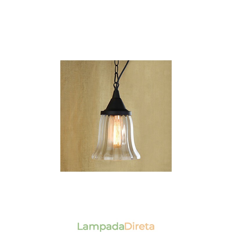 Luzes Pendentes Tradicionais Clássico Vintage Retro Country Garagem Metal