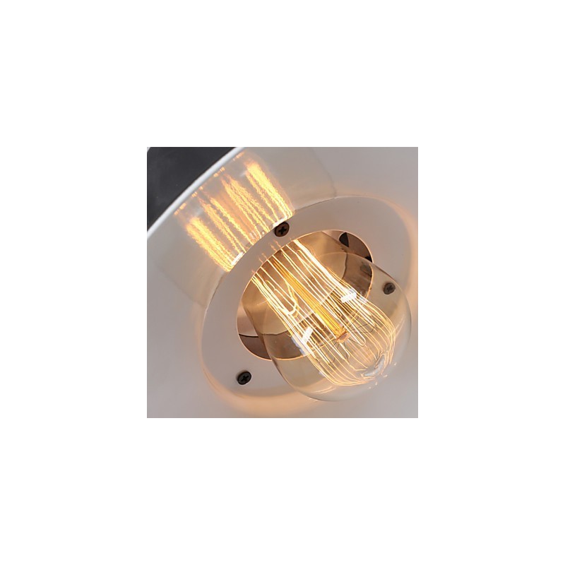 Luminária pendente industrial americana para loft em casa, luminária decorativa Matel Droplight