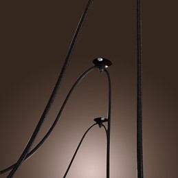 Lustre Vintage Design Lâmpadas Incluídas Living 10 Luzes Pendente Luz
