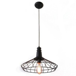 Rústico Lodge Retro Country Mini Estilo Pintura Metal Pendente Luz Garagem
