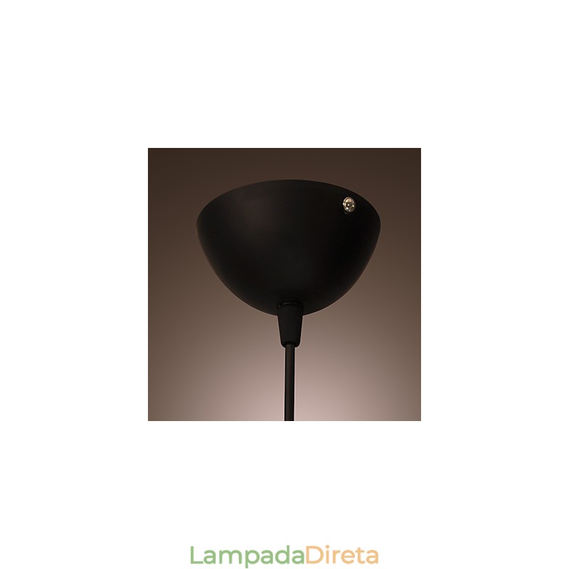 Mini Estilo Pendente Luz Moderna Contemporânea Retro Tigela