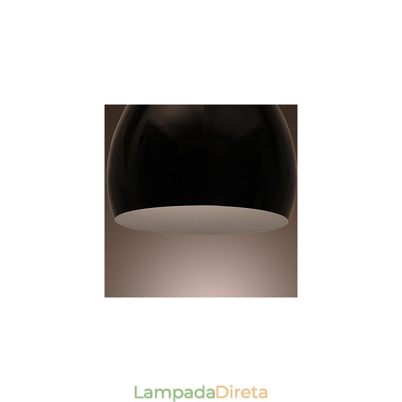 Mini Estilo Pendente Luz Moderna Contemporânea Retro Tigela