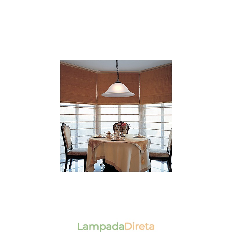 Luminária pendente estilo mini tigela clássica tradicional em bronze