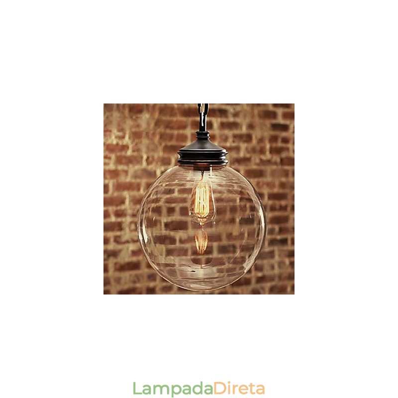 Luminárias pendentes 1 luz simples moderna artística