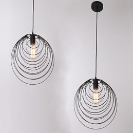 Luminárias pendentes estilo mini rústico chalé retrô country garagem metal