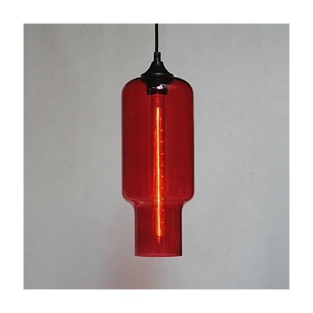 Luminária pendente de vidro moderna com design de bolha marrom Luminária pendente de vidro moderna com design de bolha marrom