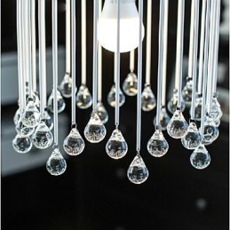 Moderno Contemporâneo Tradicional Clássico Cristal Mini Estilo Pintura Metal Pendente Luz