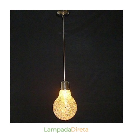 Lustre de fio de alumínio estilo country americano