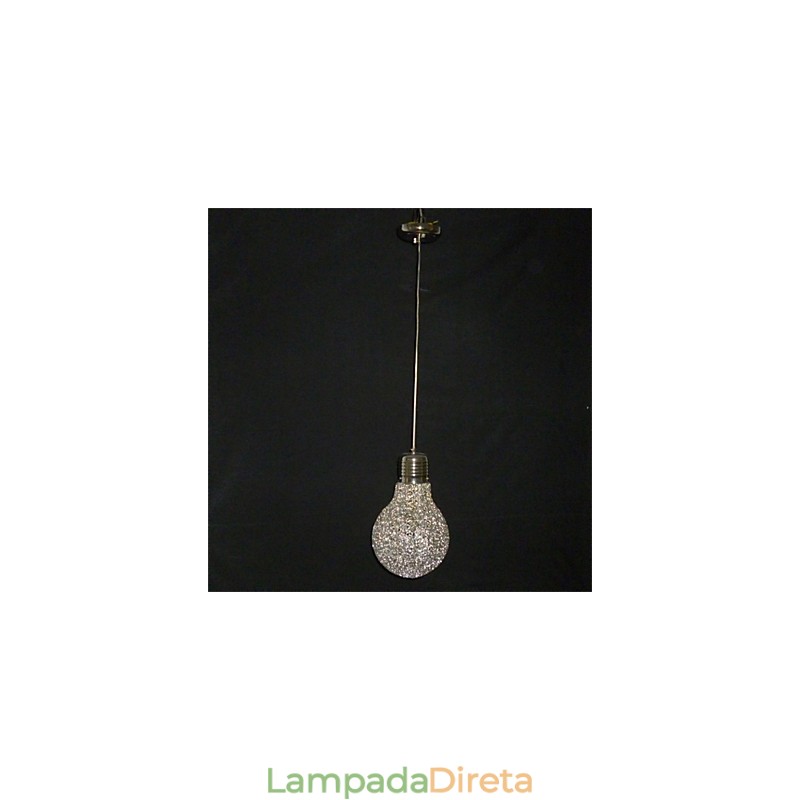 Lustre de fio de alumínio estilo country americano