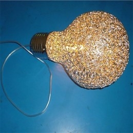 Lustre de fio de alumínio estilo country americano