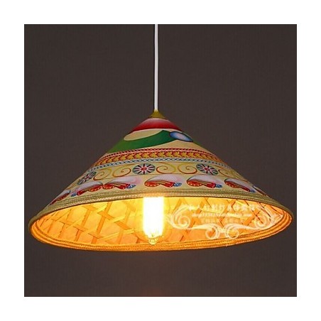 Moderno Chapéu de Chá Lustre Lustre Lustre Chapéus de Bambu Moderno Chapéu de Chá Lustre Lustre Lustre Chapéus de Bambu