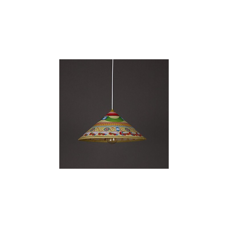Moderno Chapéu de Chá Lustre Lustre Lustre Chapéus de Bambu