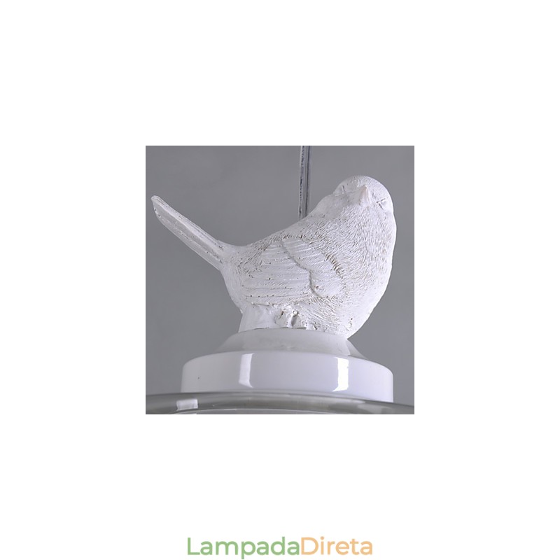 Luminária pendente de vidro moderna Luminária pendente simples Luminária pendente de café