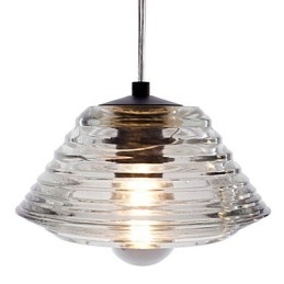 Luminária pendente de vidro contemporânea moderna