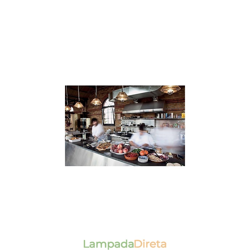 Luminária pendente de vidro contemporânea moderna