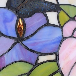 Lustre de vidro colorido de artes criativas rurais que restaura a luz da lâmpada de maneiras antigas