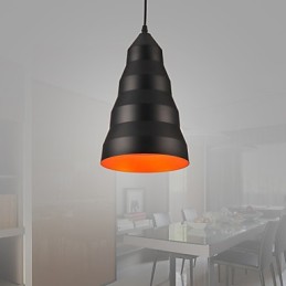 Luminárias pendentes modernas contemporâneas de metal